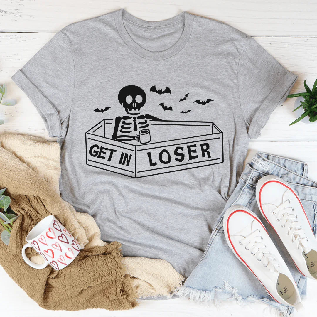 Get In Loser Halloween Tee - Korvel