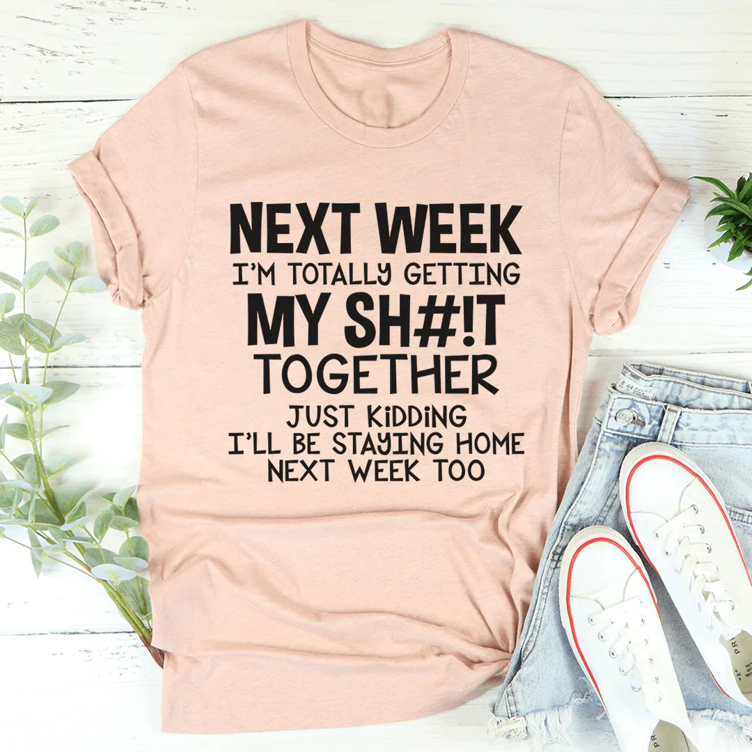 Camiseta "Reúne tus cosas"