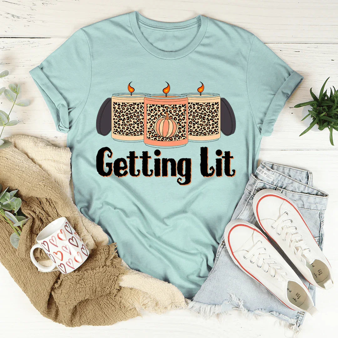 T-shirt Bougies d'Automne Getting Lit