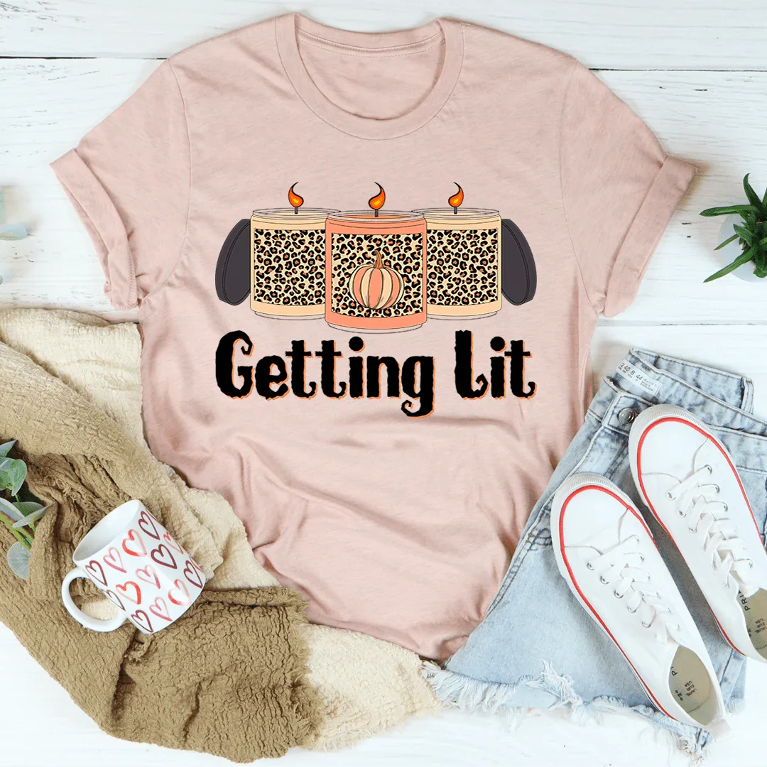 T-shirt Bougies d'Automne Getting Lit