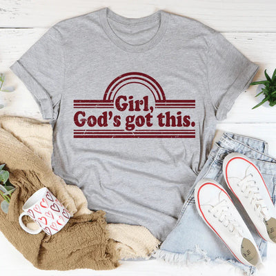 Camiseta Chica Dios tiene esto