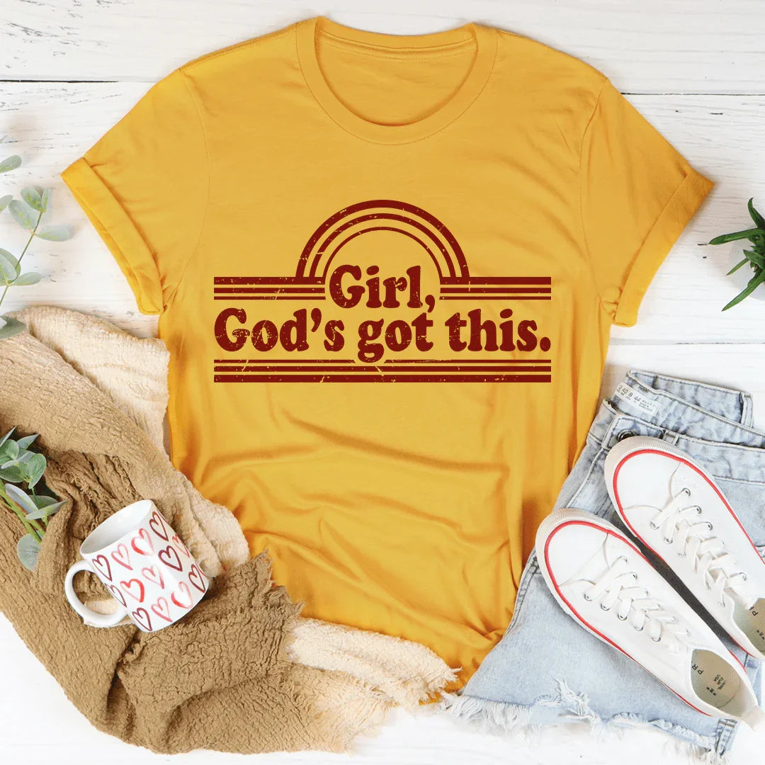 Camiseta Chica Dios tiene esto