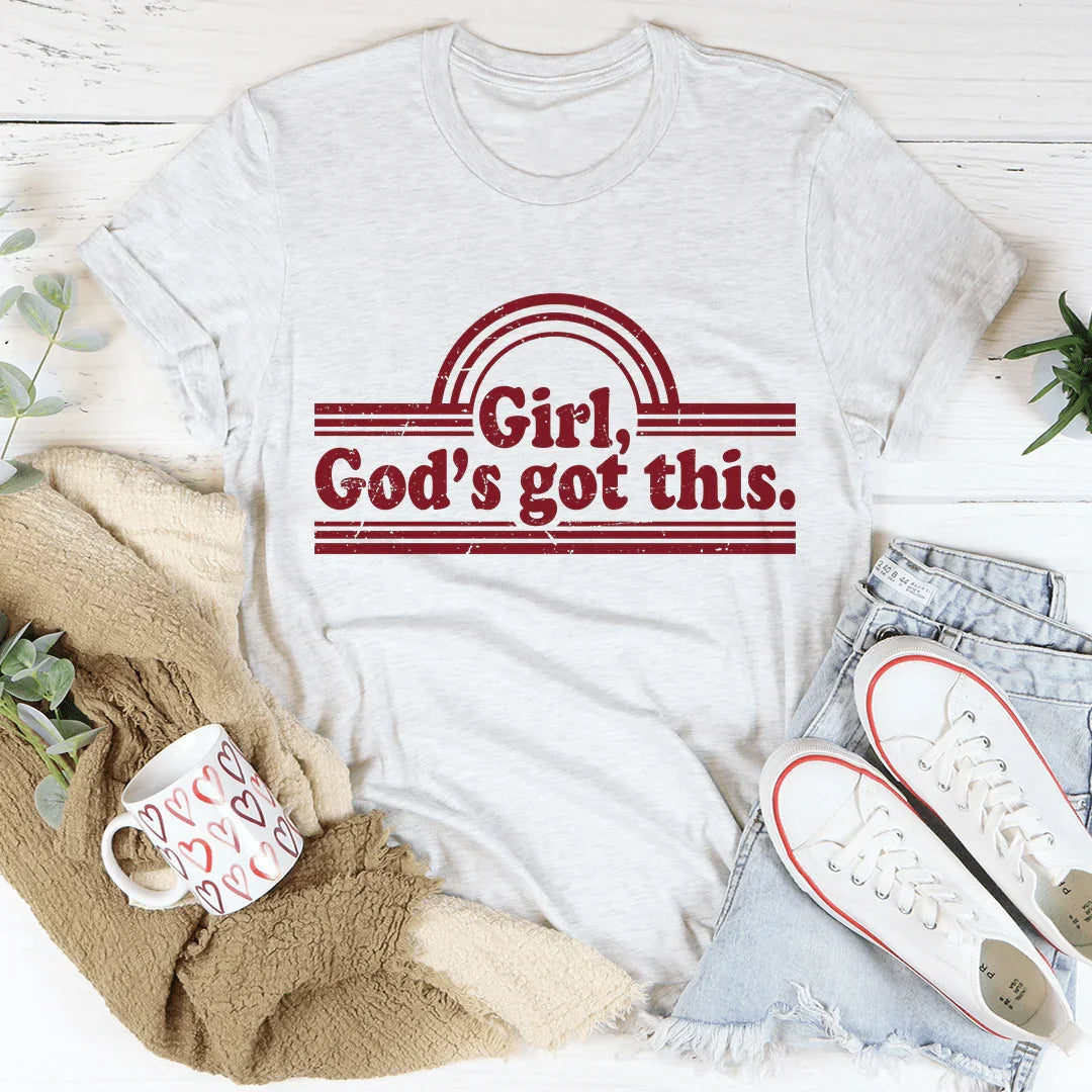 Camiseta Chica Dios tiene esto