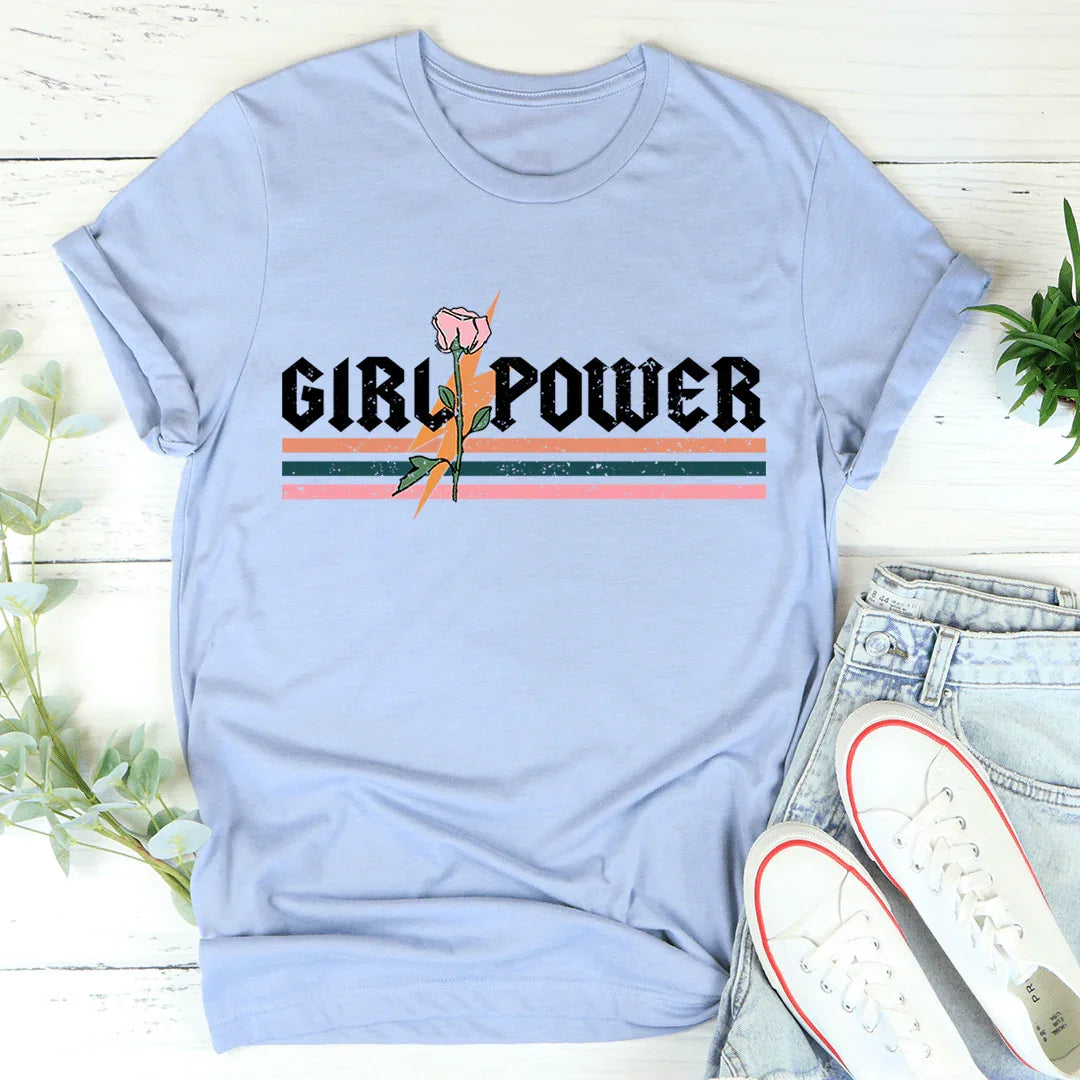 Girl Power Rose Tee - Korvel
