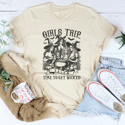 T-shirt Girls Trip Salem Time To Get Wicked