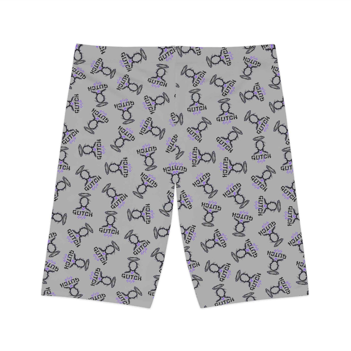 Pantalones Cortos de Ciclismo para Mujer con Patrón Glitch - Comodidad Estilosa
