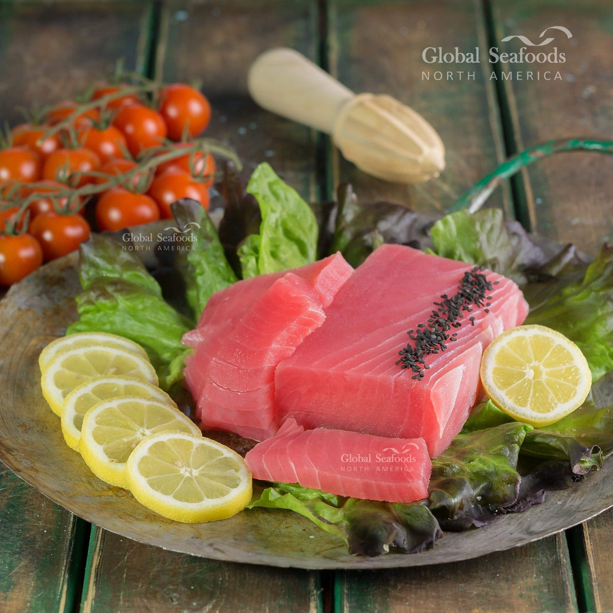 Yellowfin Saku Tuna Blocks – Premium Seafood by Global Seafoods