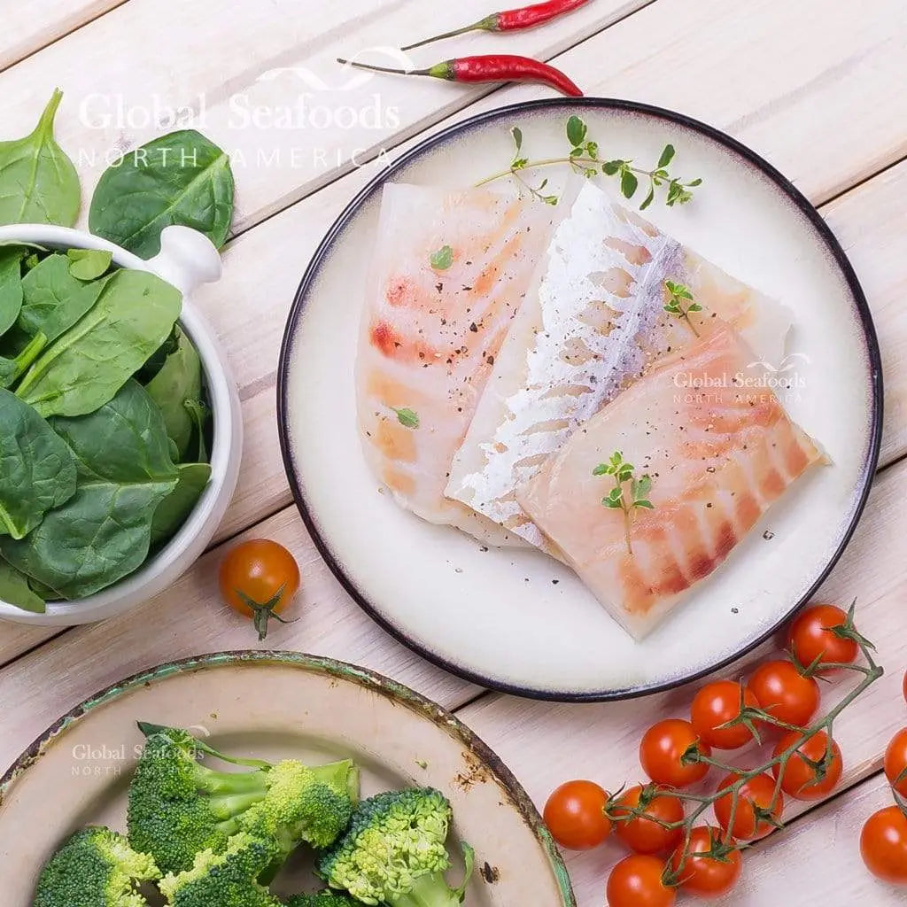Filets de morue du Pacifique pêchés à la main - Poisson blanc frais et floconneux