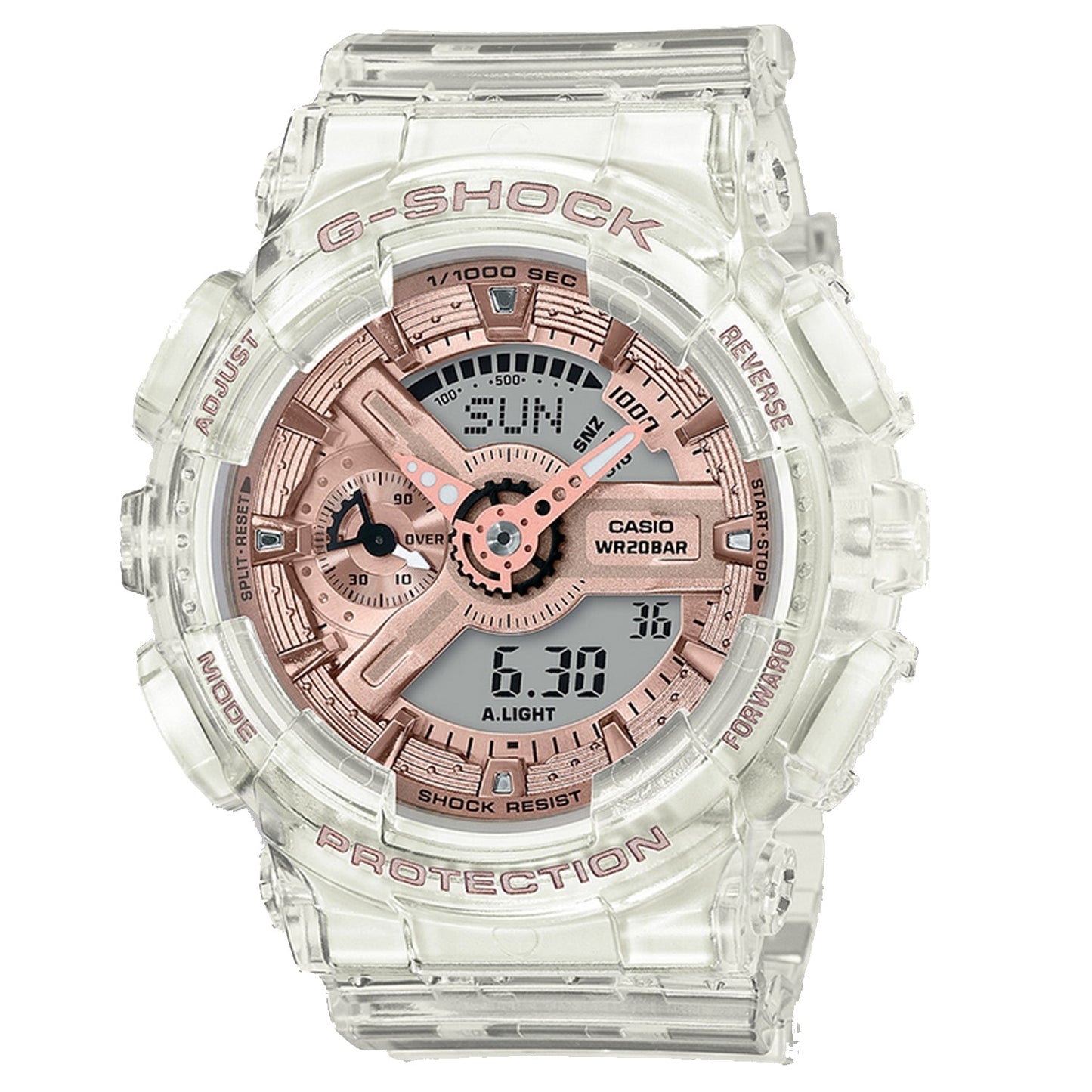 Montre Casio G-Shock pour homme - Cadran doré rose