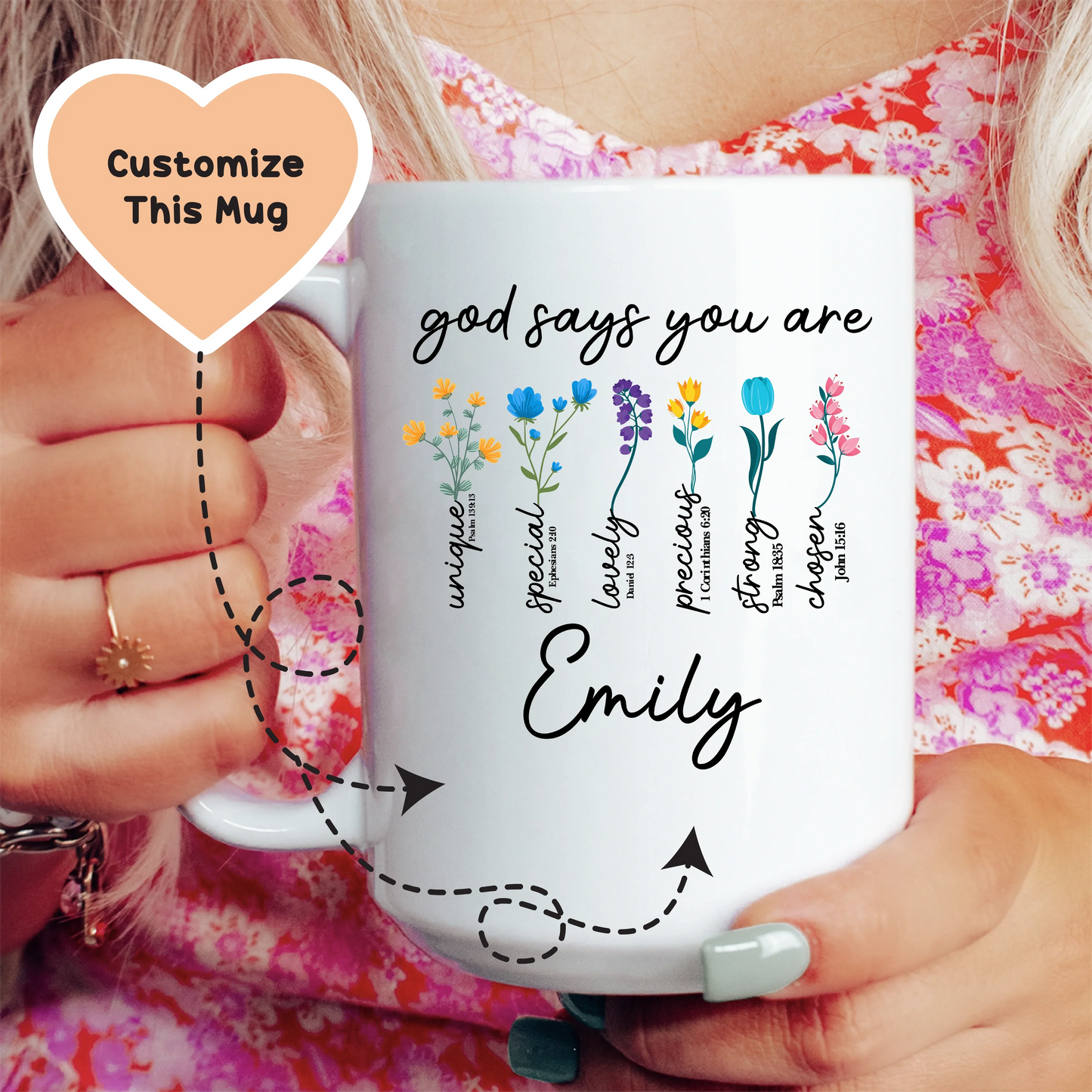 Dios Dice Que Eres Taza Personalizada