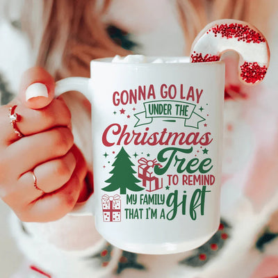 Gonna Go Lay Under The Christmas Tree Mug 15oz - Korvel