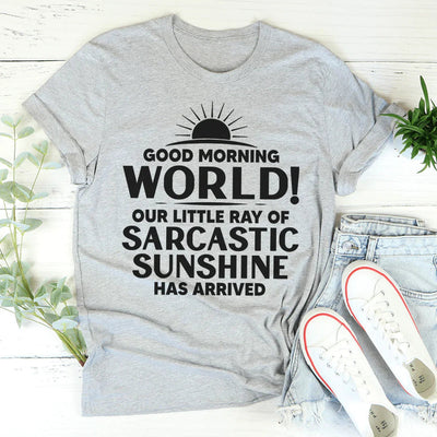Good Morning World Tee - Korvel