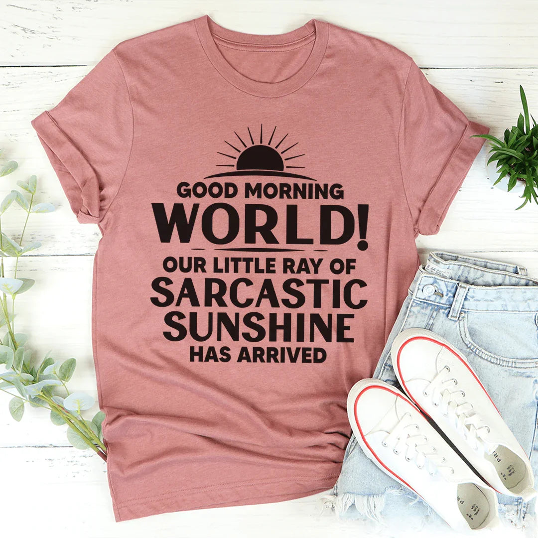 Good Morning World Tee - Korvel