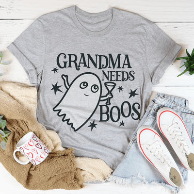 Grandma Needs Boos Tee - Soft & Stylish