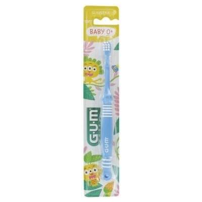 Brosse à dents douce GUM Baby 0 Mois+ 213 - Bleu