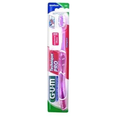 GUM Technique Pro 528 Medium Toothbrush - Purple