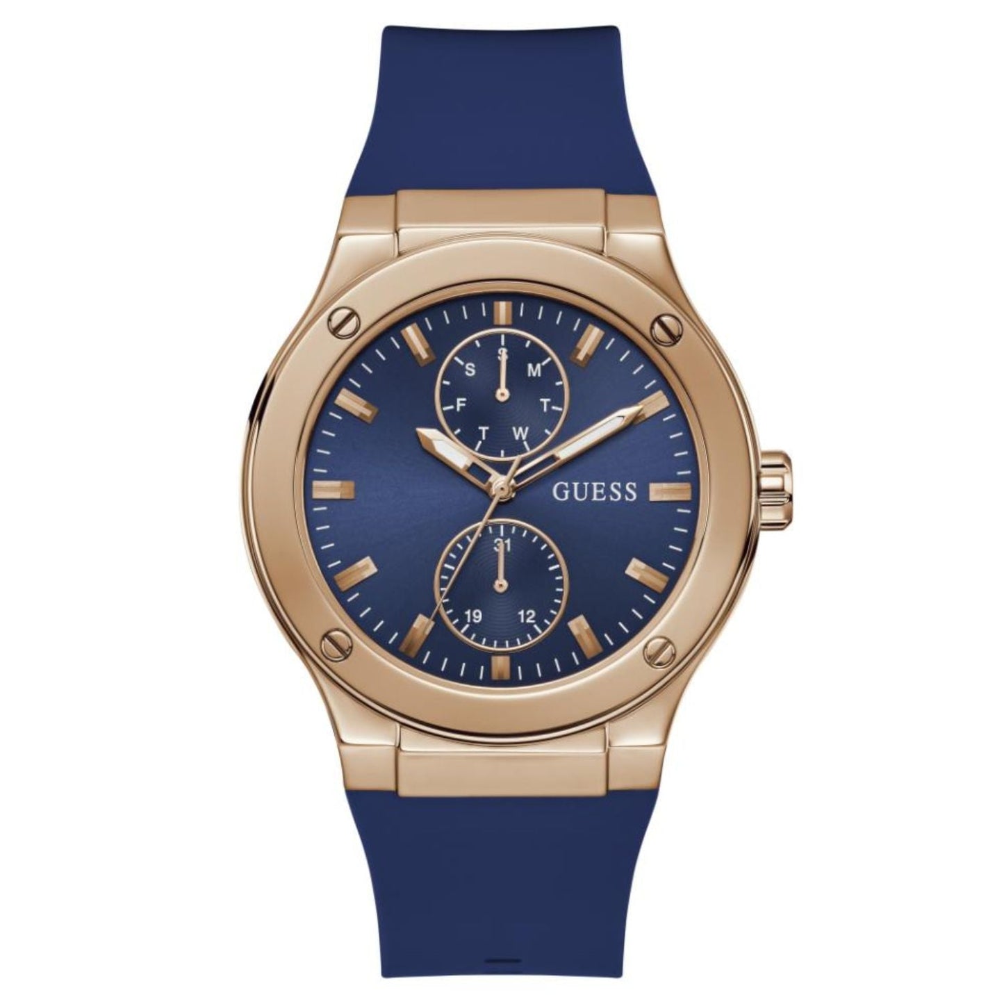 Guess Men's Jet Watch - Premium Blue Dial