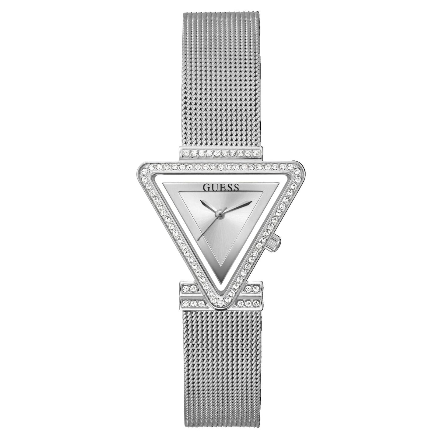 Montre Femme Fame de Guess - Design Élégant en Argent