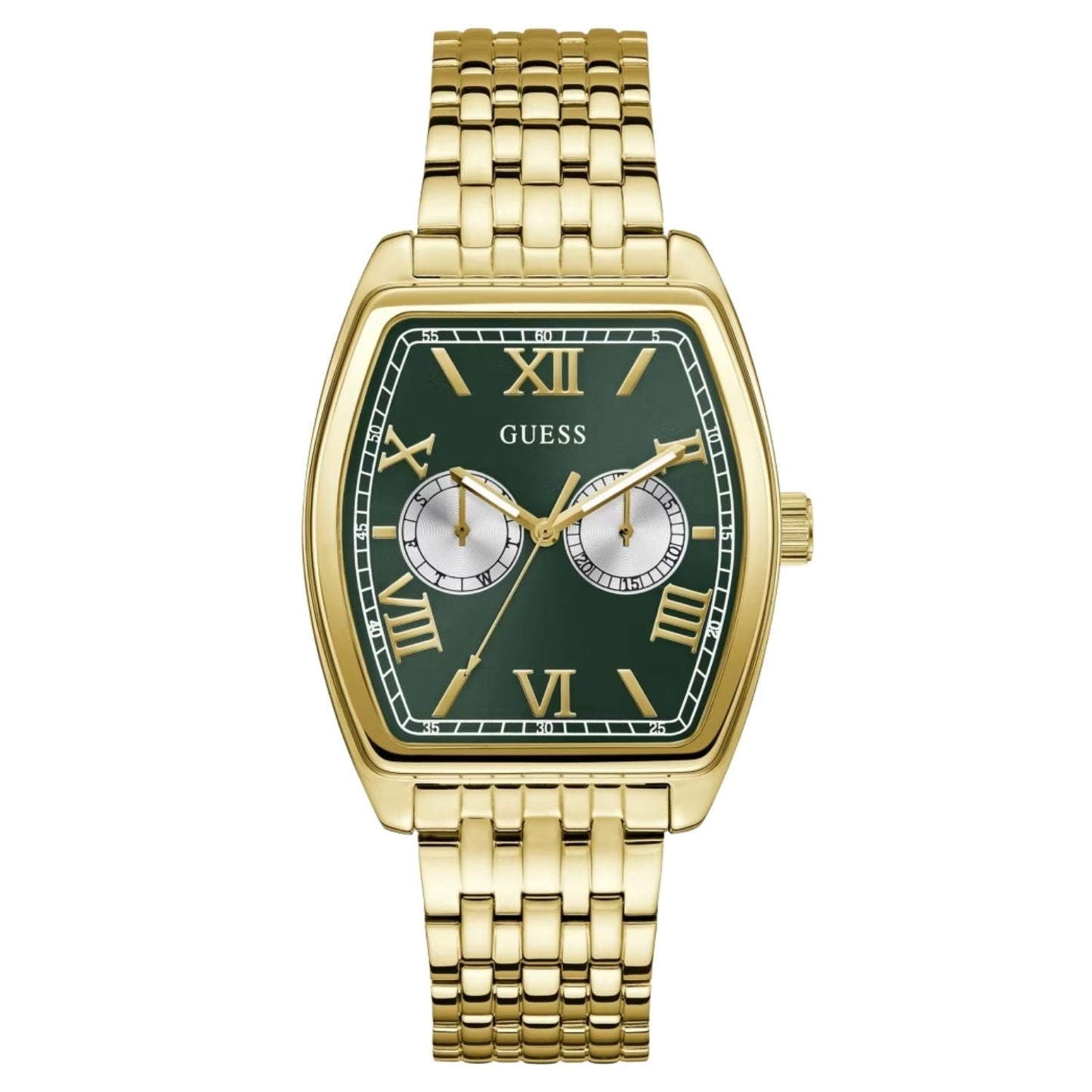 Guess Men's Gabriel Watch - Elegant Green Dial