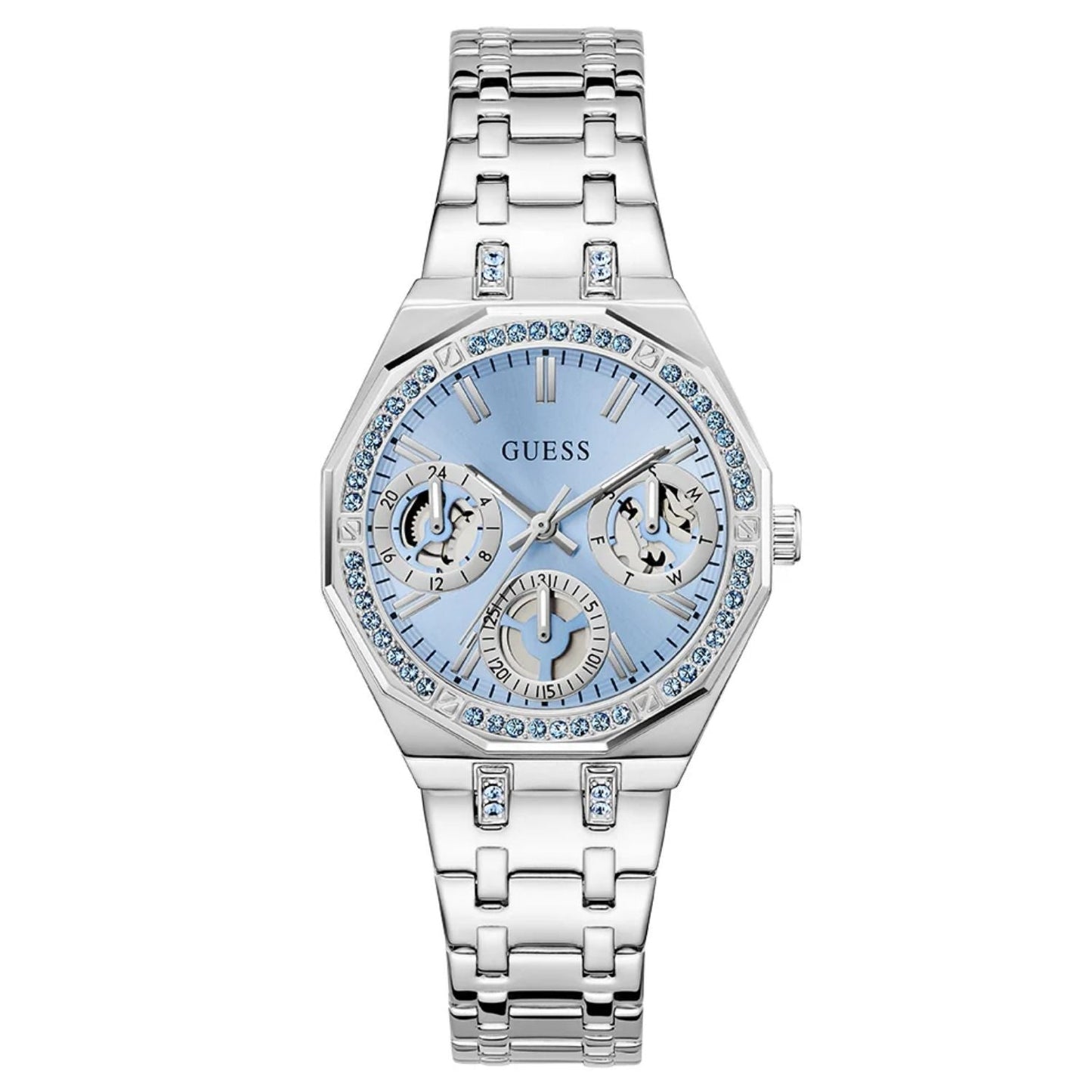 Guess Women's Quinn Watch - Elegant Blue Dial