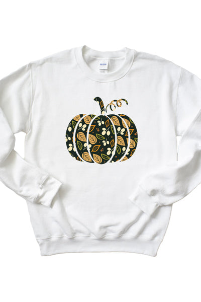 Floral Pumpkin Sweatshirt