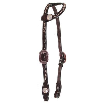 Classic Vintage Feather Headstall with Elegant Detailing - Korvel