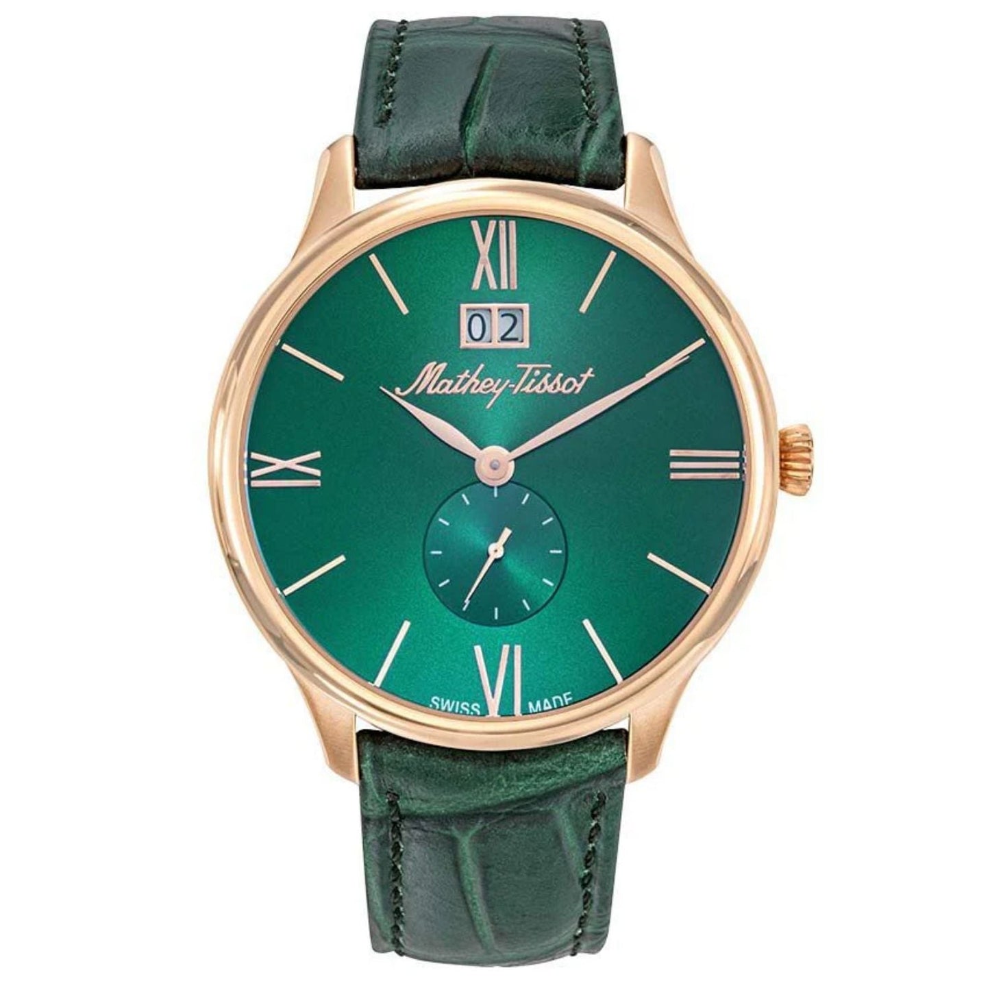 Montre Tissot Edmond pour homme - Cadran vert élégant