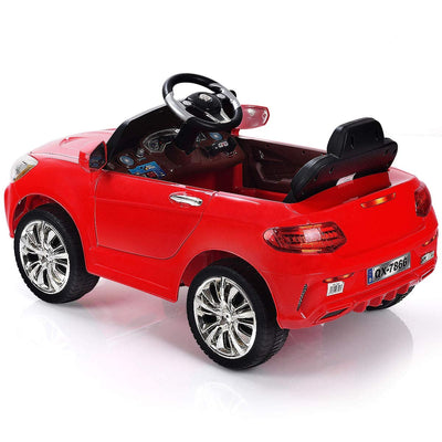 6V Kids Remote Control Battery Powered Riding Car - Red