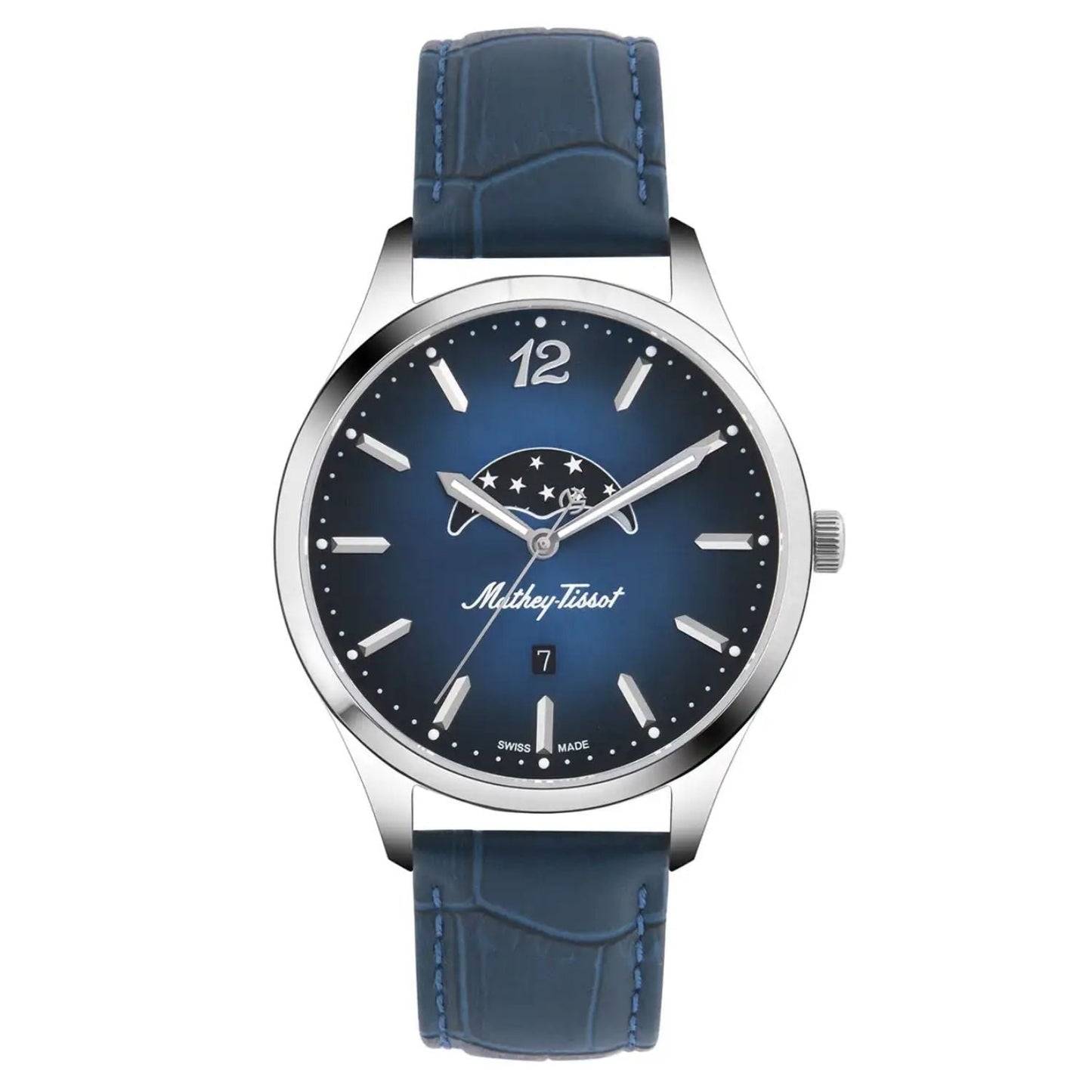 Reloj Urbano para Hombre Tissot - Esfera Azul y Correa de Cuero