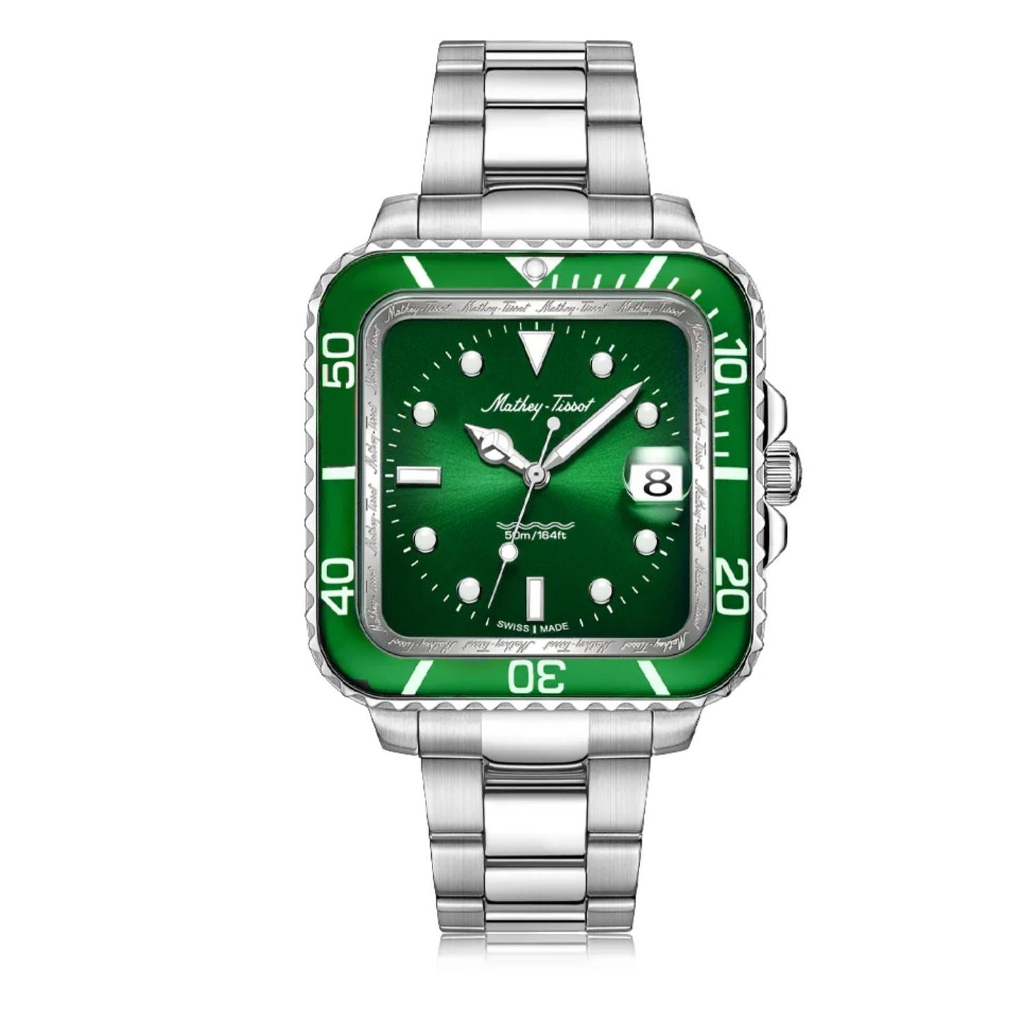 Reloj Tissot Mathy para Hombre - Esfera Verde Elegante