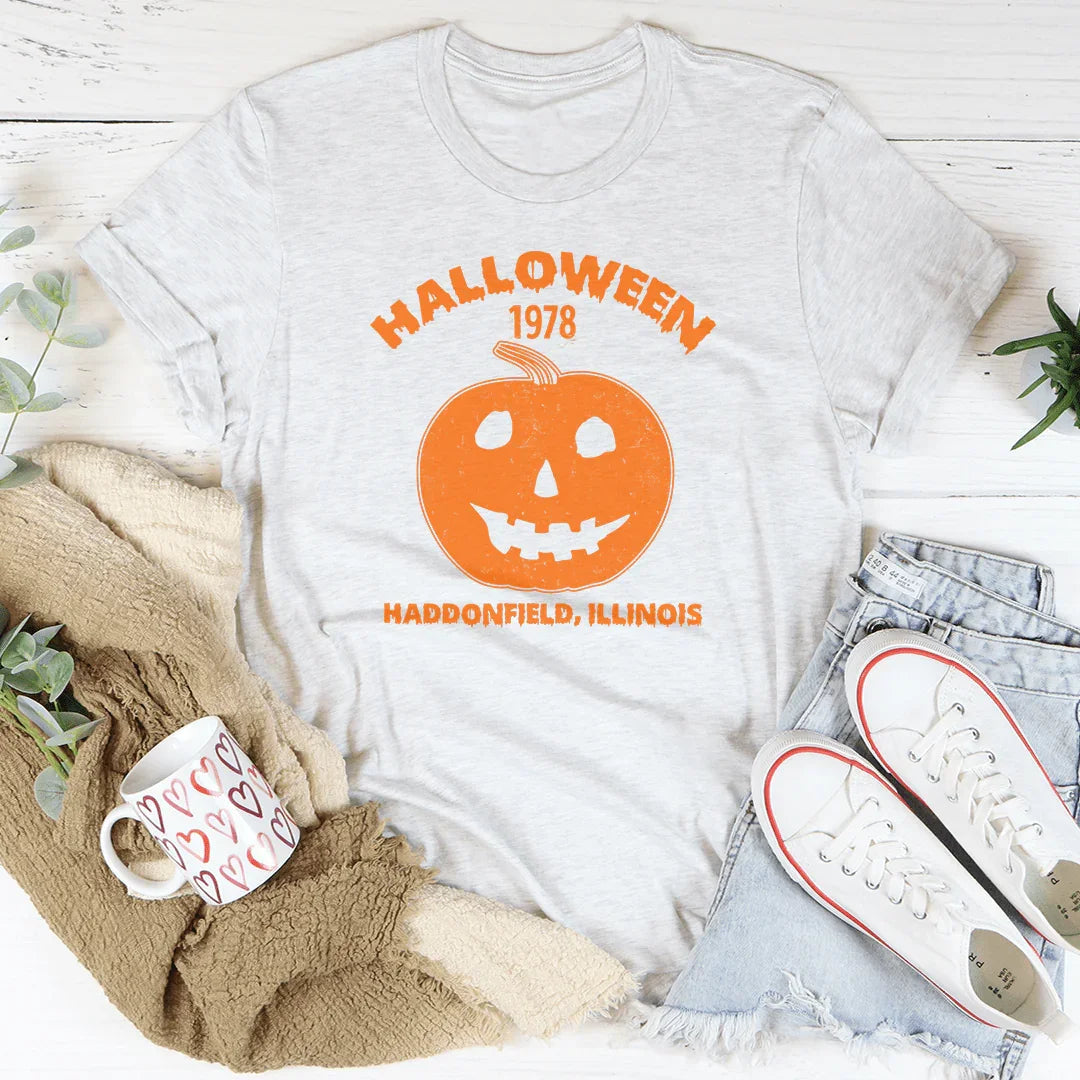 Halloween Pumpkin Tee - Soft & Stylish