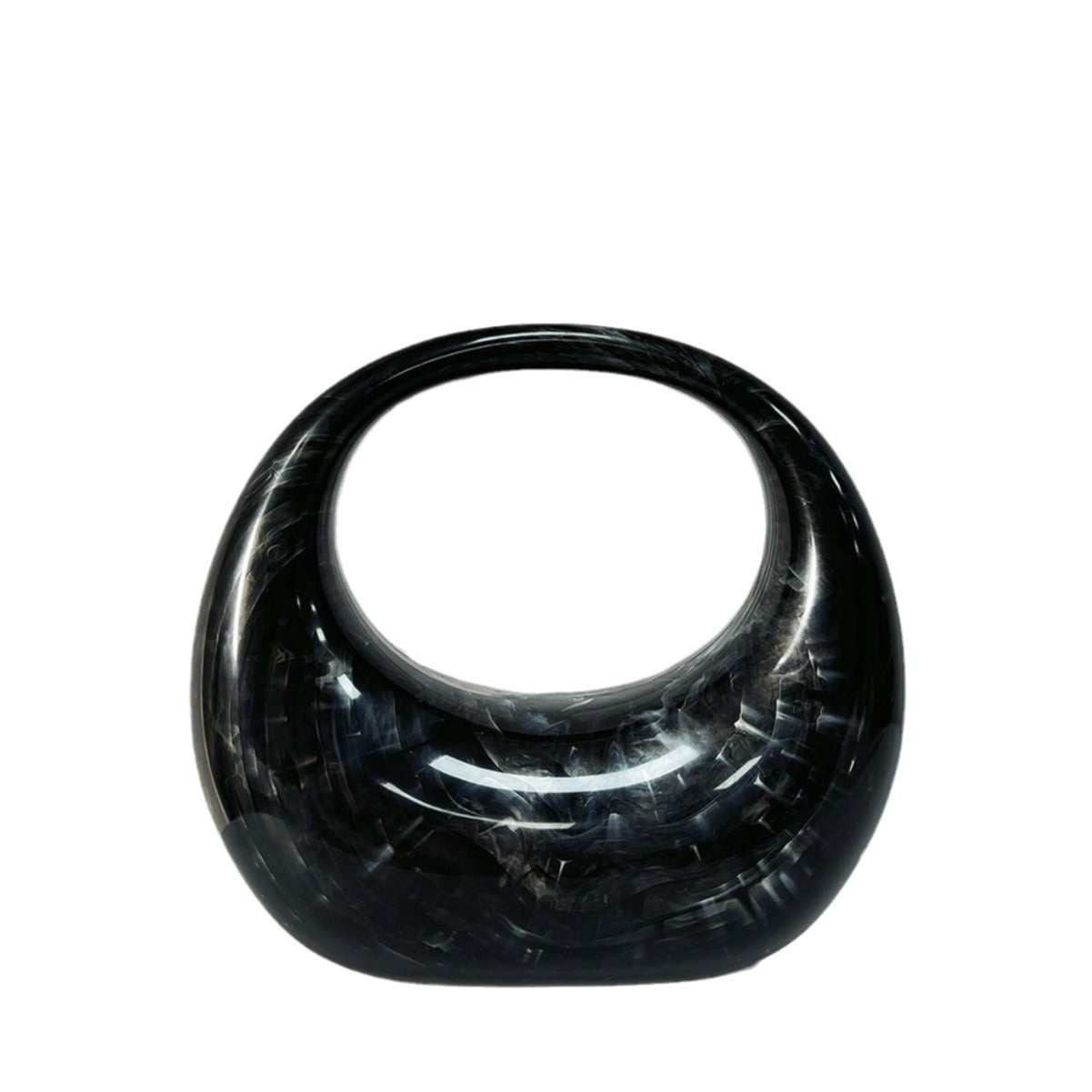 Stone Patterned Barrel Bag - Elegant and Spacious