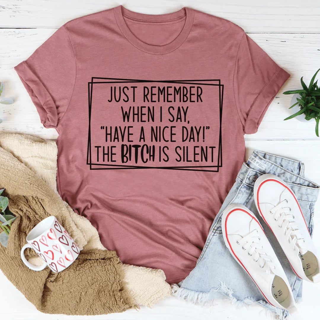 Camiseta "Que tengas un buen día"