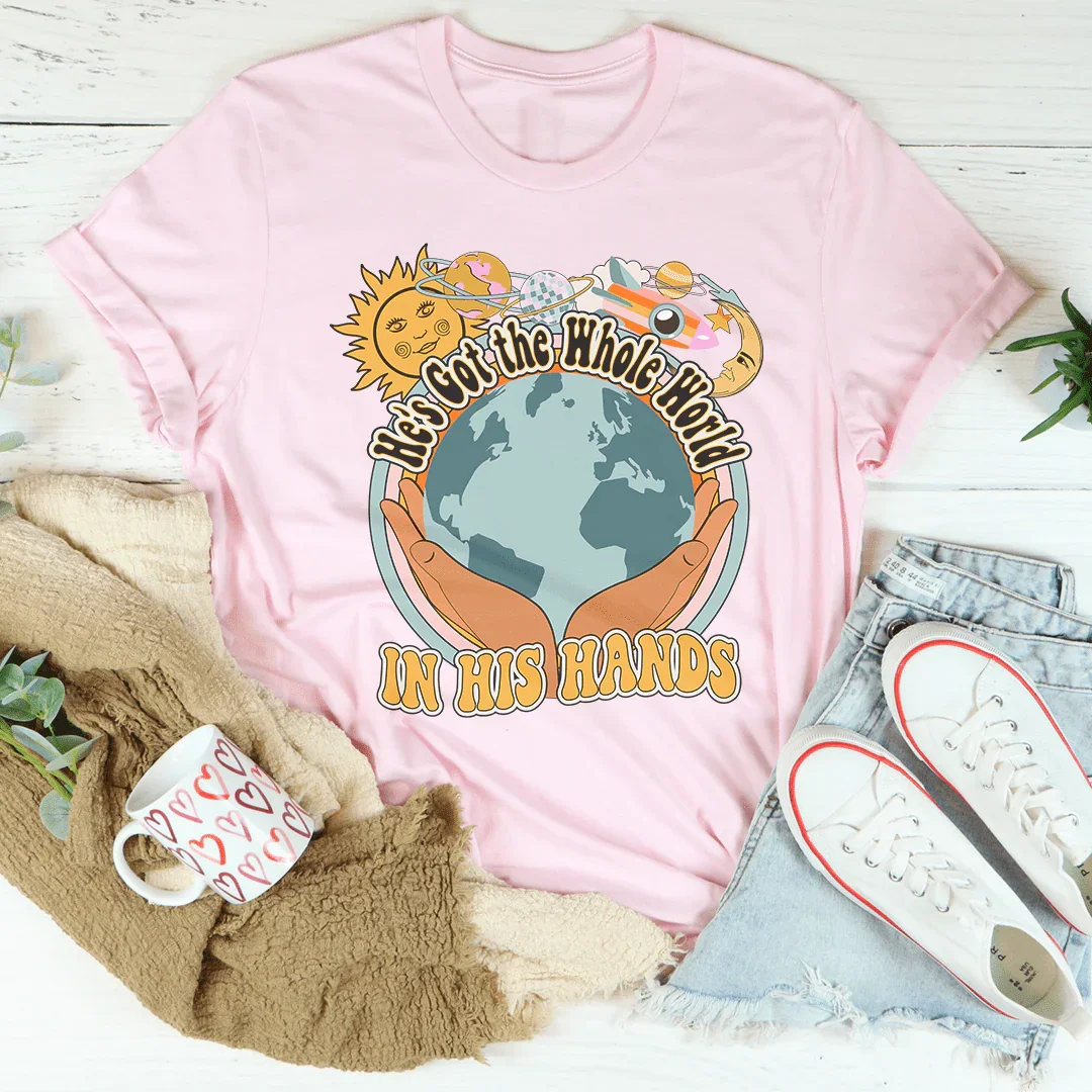 Él tiene el mundo entero en sus manos Tee