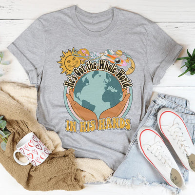 Él tiene el mundo entero en sus manos Tee