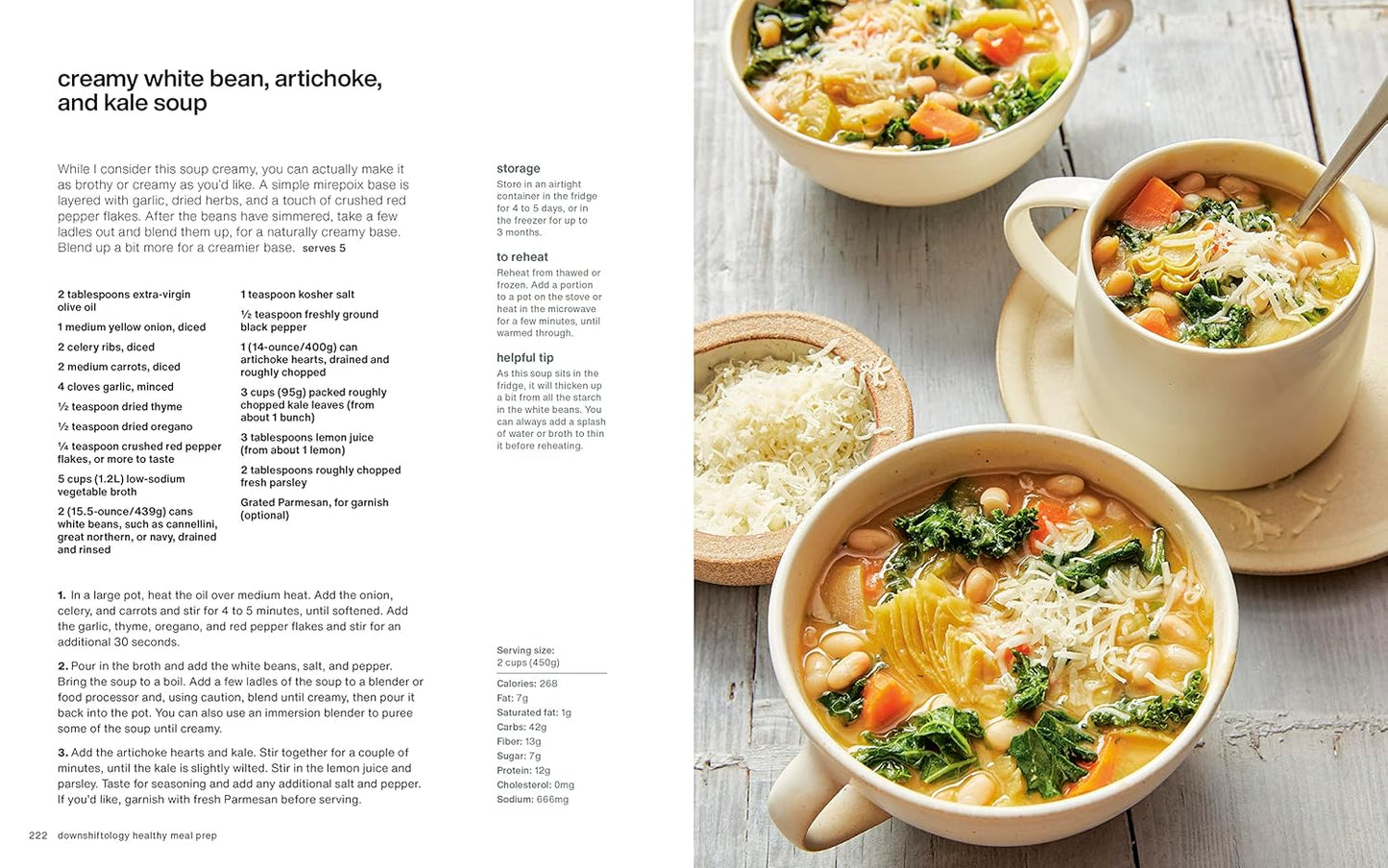 Downshiftology's Ultimate Healthy Meal Prep: 100+ Quick and Easy Recipes (Spiral Bound) - Korvel