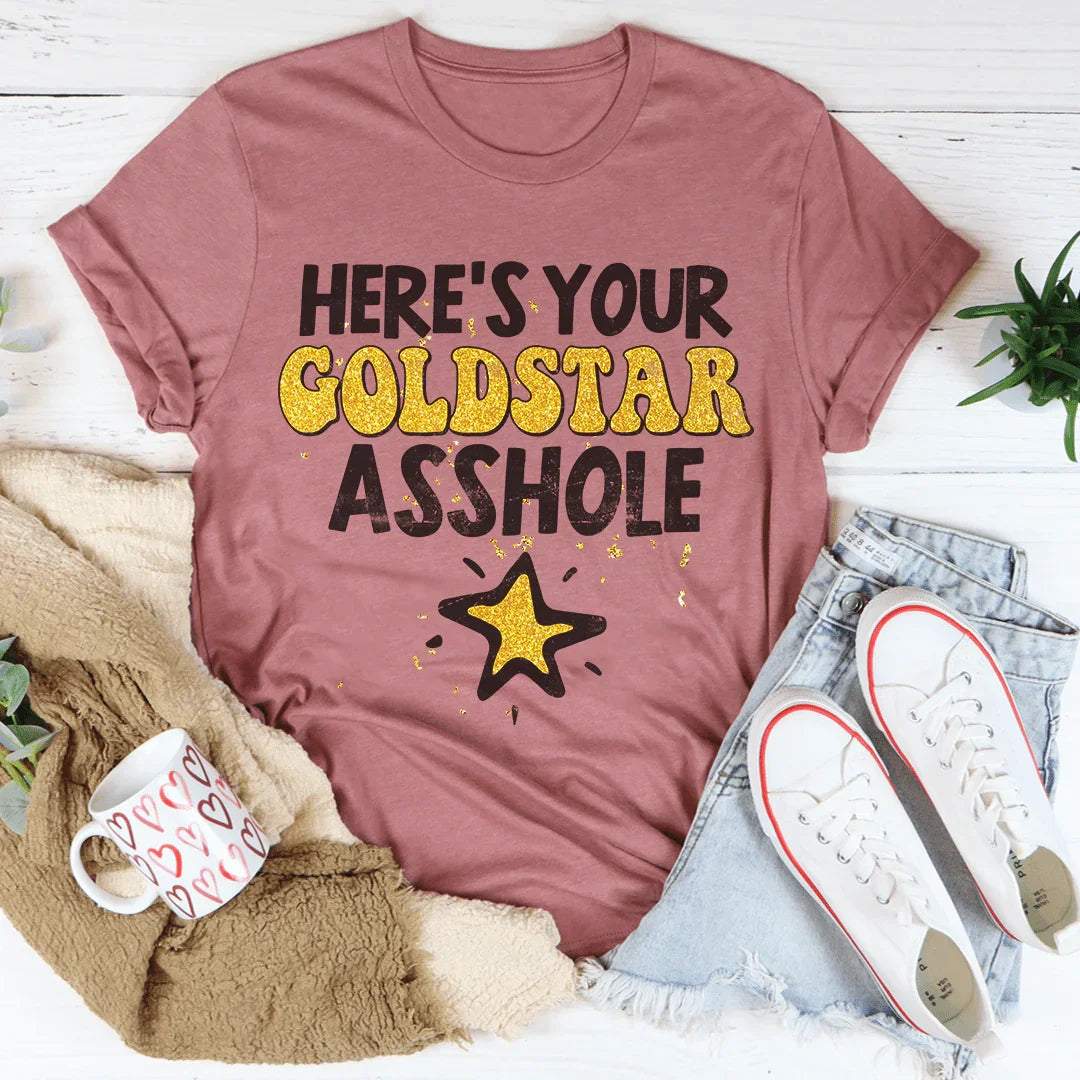 Gold Star Tee - Soft & Stylish Everyday Wear
