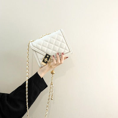 Premium Mini Rhombus Chain Crossbody Bag for Women