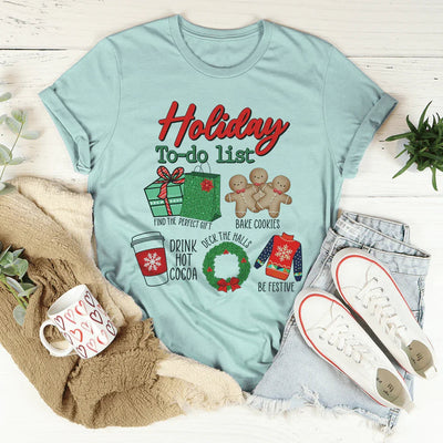 Holiday To Do List T-Shirt