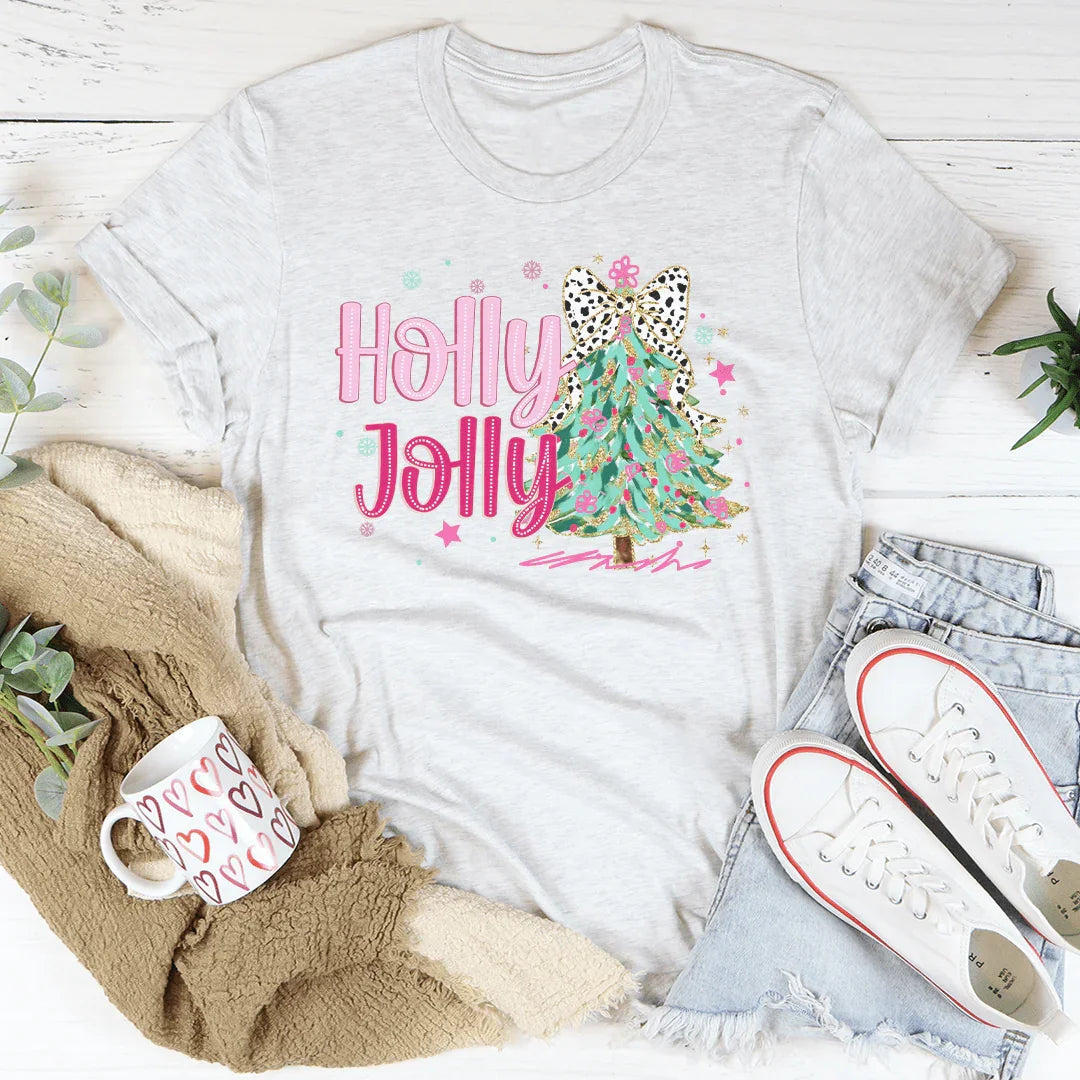 Holly Jolly Tee - Festive Comfort for the Holidays