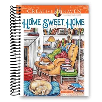 Home Haven: A Relaxing Coloring Journey Through Cozy Spaces (Spiral Bound) - Korvel