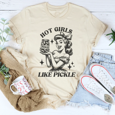 Camiseta Hot Girls Like Pickle
