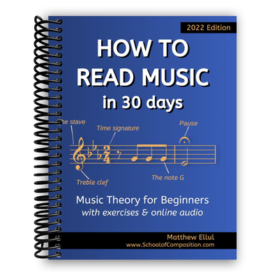 Master Music Reading in Just 30 Days: A Beginner's Guide (Spiral Bound) - Korvel