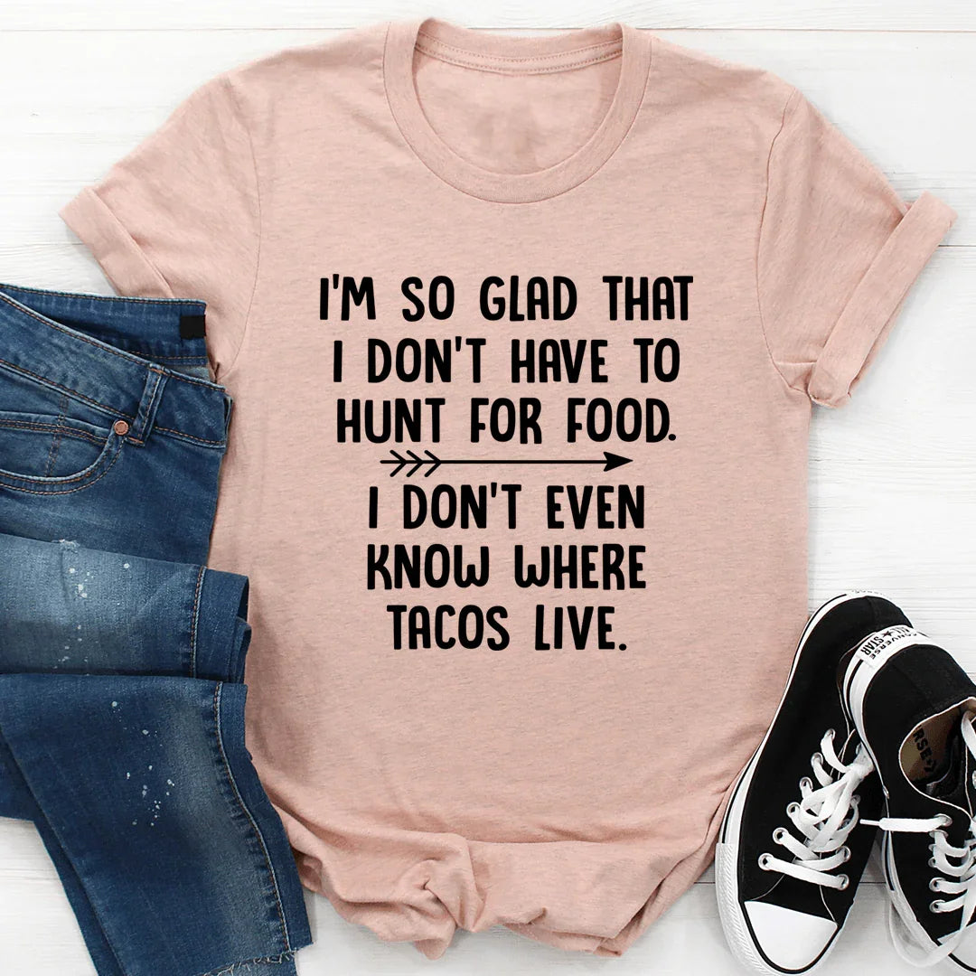 Camiseta de caza de comida