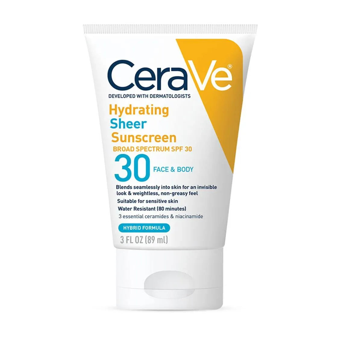 CeraVe Crème Solaire Hydratante Transparente SPF 30 - 5 oz