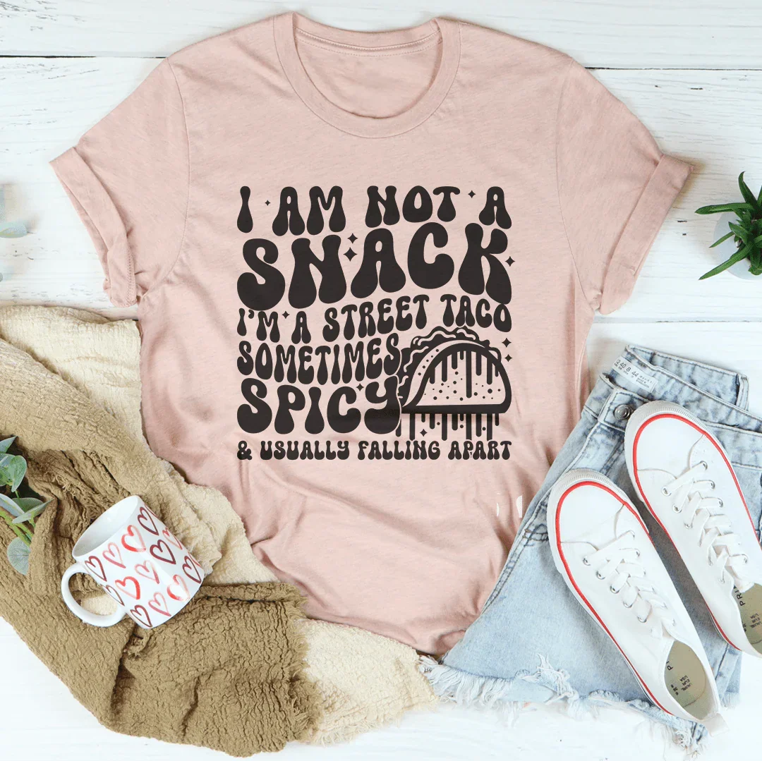 Je ne suis pas un en-cas, je suis un tee-shirt Street Taco