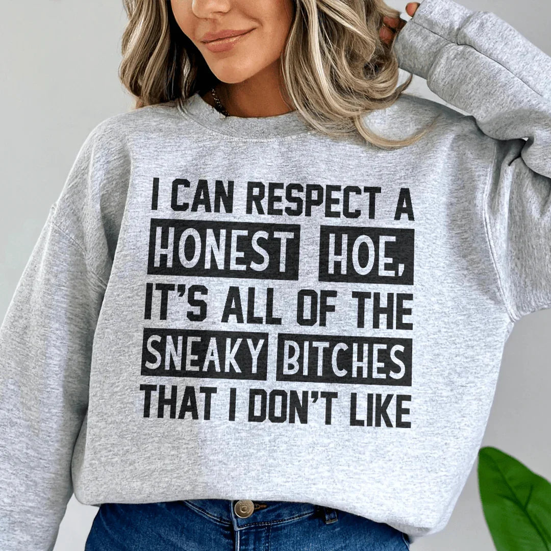 Puedo respetar una sudadera honesta