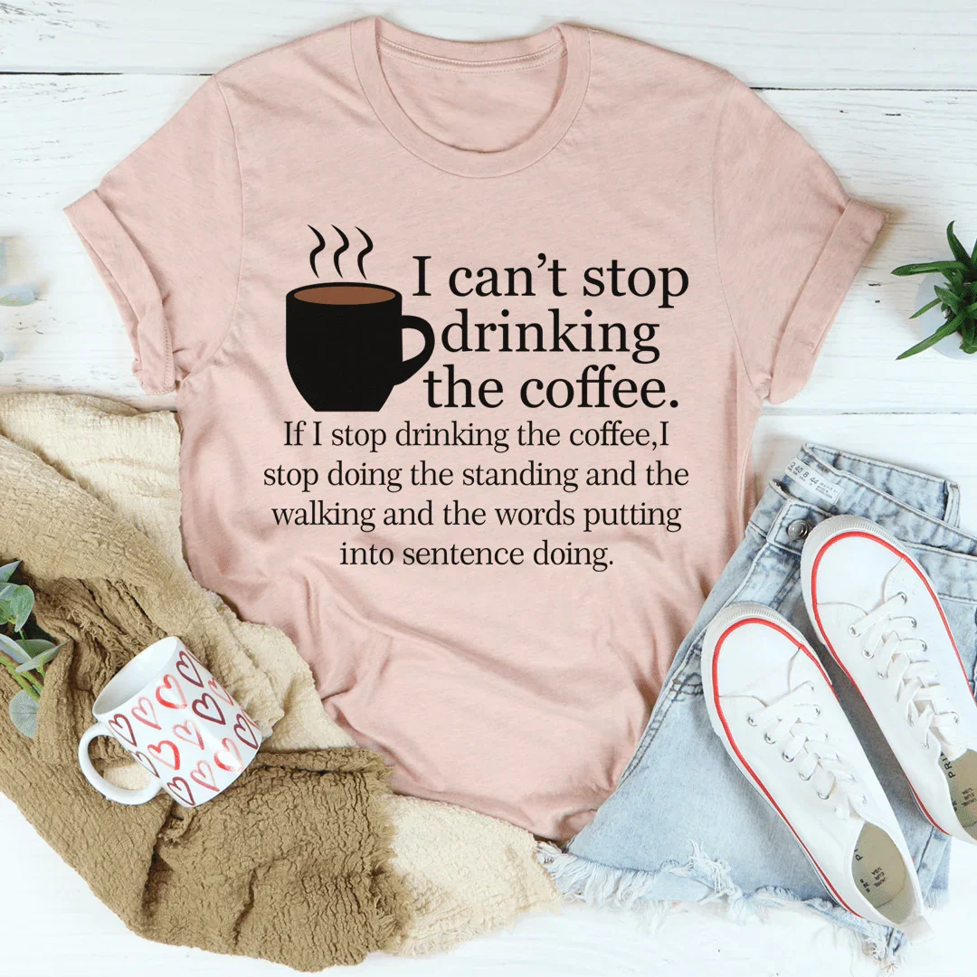 No puedo dejar de beber café