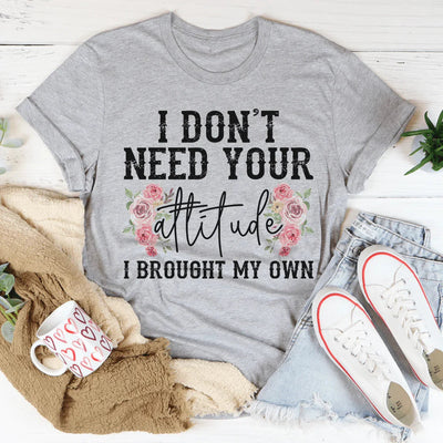 Camiseta No necesito tu actitud