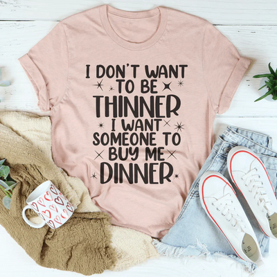 Camiseta No quiero estar más delgada